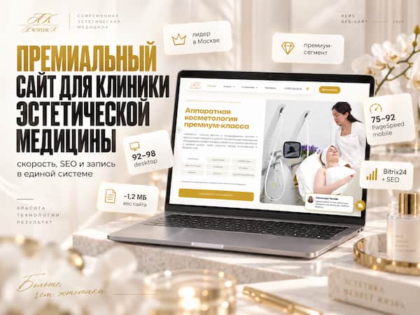 Премиальный сайт клиники эстетической медицины - кейс ORLMAO.PRO