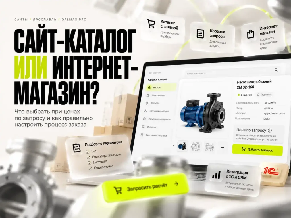 Сайт-каталог или интернет-магазин: что выбрать при ценах по запросу